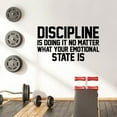 thumbnail image 2 of Doing It No Matter What Quote Fitness Workout Success Motivation Quotes Wall Decals Healthy Lifestyle for Girls Boys Gym Home Sports Room Decor Vinyl Wall Art Stickers Decoration Size (20x40 inch), 2 of 3