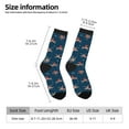 thumbnail image 2 of JUNZAN Octopus Sea Life Mens Funny Socks for Men Women Colorful Fun Novelty Crew Patterned Socks, 2 of 6