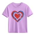thumbnail image 1 of hengsof T-shirt de Base à Manches Courtes pour Enfants, 1 of 3