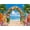 5x3ft, variant on Summer Tropical Hawaiian Beach Backdrop Colorful Flower Blue Sky Palm Tree Flamingo Surfboard Background Luau Aloha Birthday Party Decorations Banner Photo Booth Props