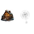 thumbnail image 1 of Adorno acrílico de pie para mesa con base y números arábigos para fiestas, hogar, dormitorio, cocina, estudio, granja, festival., 1 of 8
