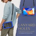 thumbnail image 5 of FJLBDE Case for Xiaomi Redmi Pad SE 8.7 inch 2024, Rugged Shockproof Tablet Cases Cover with Kickstand Shoulder Strap, Blue, 5 of 7