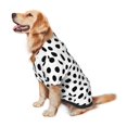thumbnail image 3 of Dog Hoodie Pet Clothes Black Polka Dot Pattern Sweater Sweatshirts Pullover Coat for Large Medium Dogs XX-Large, 3 of 7