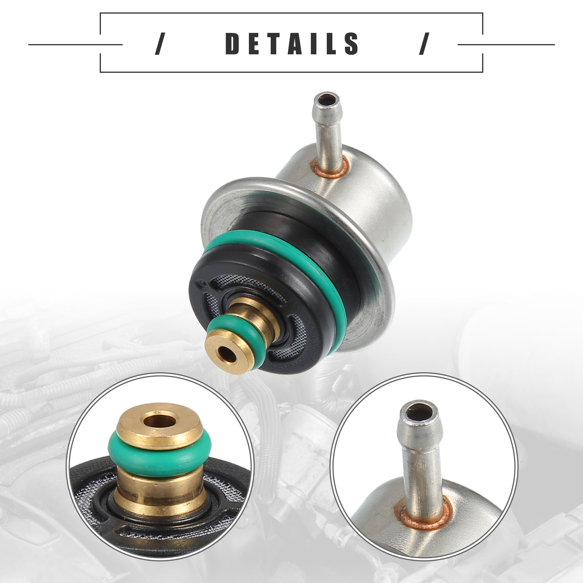 Unique Bargains Fuel Injection Pressure Regulator for Buick Park Avenue 1995-2005 Metal