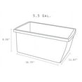 thumbnail image 2 of Storex 5.5 Gallon (21L) Classroom Storage Bin, Assorted Colors, 6-Pack, 2 of 5