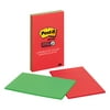 Post-it Super Sticky Lined Notes, Playful Primaries Collection, 5 in. x 8 in., 45 Sheets, 4 Pads