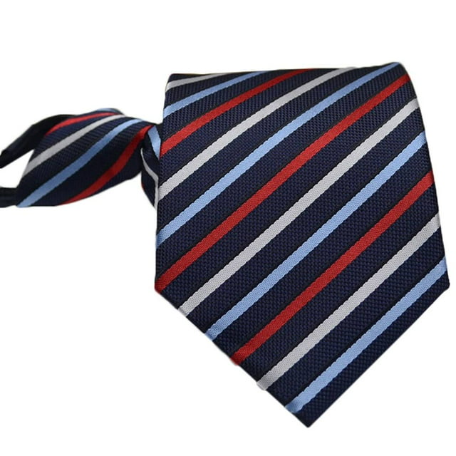 Male Soft Polyester Silk Necktie Men Business Wedding silk pre Ties Stripes Dots Pattern Neck Ties