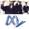 thumbnail image 4 of ZOUSSIQI 2Pcs Graduation Leis,Ribbon Leis,Graduation Ribbon Lei,Braided Leis,Braided Necklace,Graduation Congrats Accessory for Men Women CA919-28004, 4 of 9