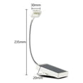 thumbnail image 4 of maskred Portable Solar LED Desk Lamp Adjustable Table Study Light with USB Style A 1Set, 4 of 6