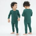 thumbnail image 3 of WIBACKER Two-Piece Pajamas Set for Boys & Girls, Soft Viscose from Bamboo Toddler Sleepwear for Kids 12 Months-8T Pjs, 3 of 6