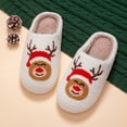 thumbnail image 4 of Lindas Felpa Alce Navideño Cómodas para Otoño Invierno, 4 of 9