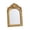 A, variant on 1pc Vintage Resin Picture Frame 8in French Antique Relief Decorative Photo Frame, Classic Arch Tabletop Display Frame for Wall Shelf Home Decor