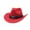 Red, variant on BAODANN Western Denim Curved Top Hat Woolen Big Brimmed Hat Autumn and Winter Style British Jazz Hat Lane Hat Cowboy Hat for Women Crafting Cow Hat Cow Girl Hat for Women Cowboy Hat Light up