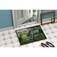 thumbnail image 2 of Zebras in the Field with Baby Door Mat, 2 of 4