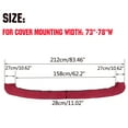 thumbnail image 5 of 3 / 4 Bow Bimini Tops, Boat Bimini Top Storage Boot Cover for Bimini Tops, V-Hull Boats, Jon Boats 54-103 inches Wide, 5 of 12