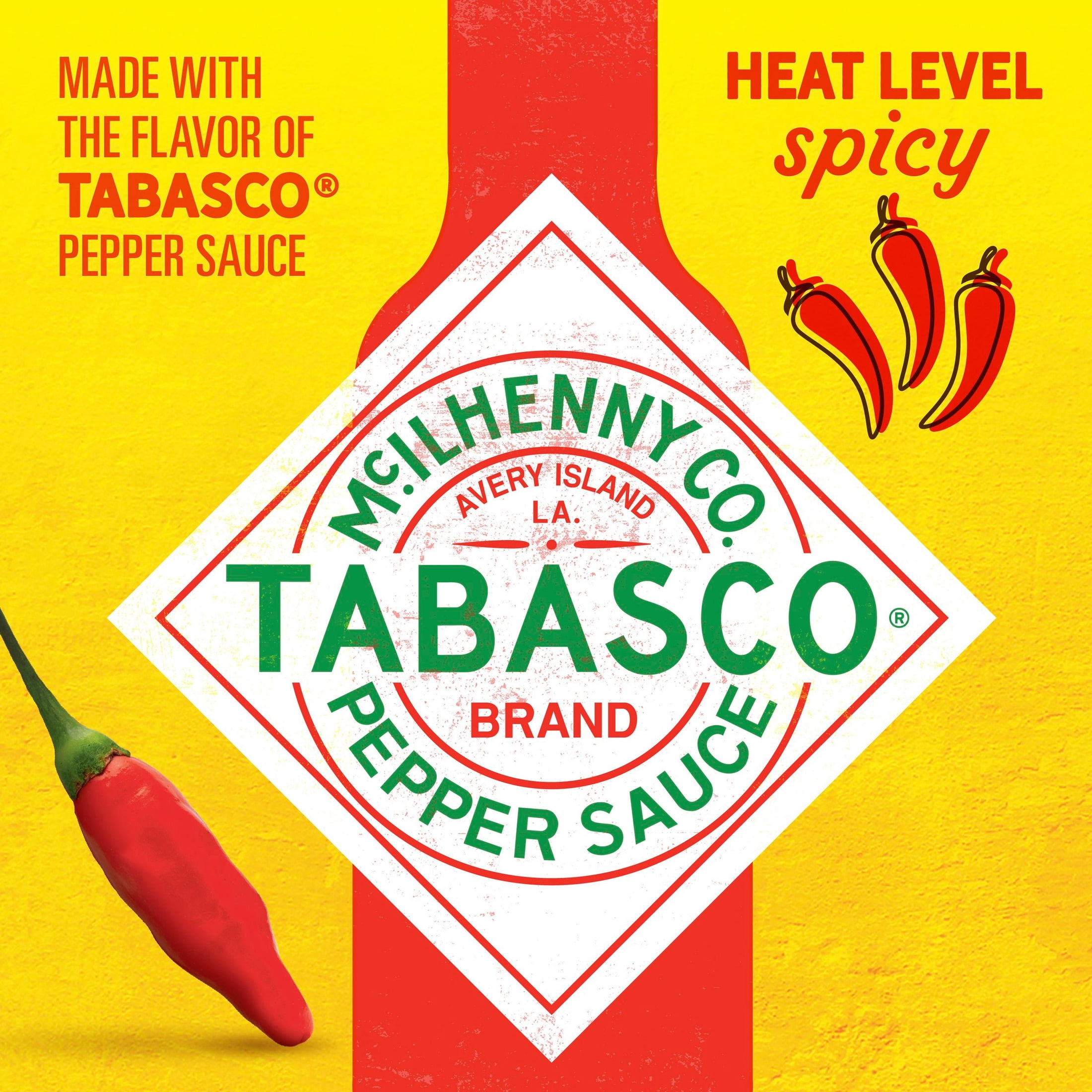 (2 pack) Old El Paso Stand 'N Stuff TABASCO Sauce Flavored Taco Shells, Spicy, 10 Count, 5.4 oz
