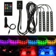 thumbnail image 3 of For Car Truck Interior Decor Neon Atmosphere LED Light Strip RGB Colors + Remote, 3 of 15