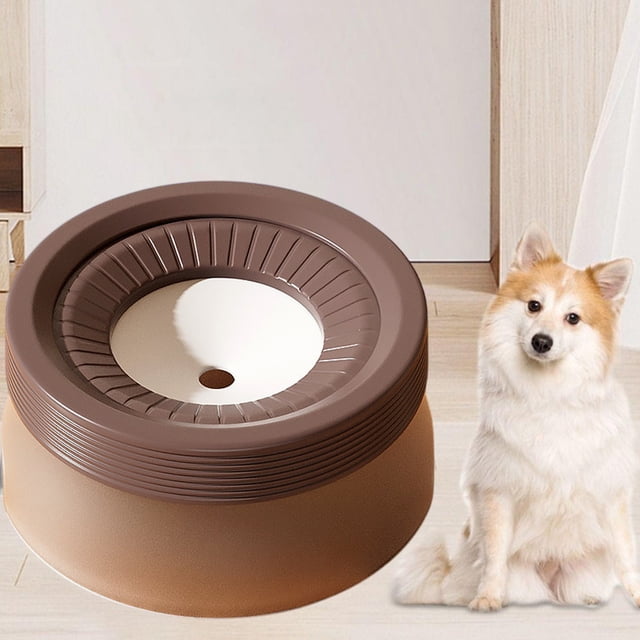 Floating Water Bowl for Dogs - Anti-Wet Mouth Drinker with Adjustable Flow, Large Capacity Pet Water Dispenser