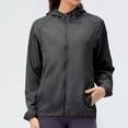 thumbnail image 2 of Honeeladyy Women Fashion Worn Out LooseLong Sleeve Hooded Casual Outwear Jackets, 2 of 7