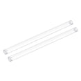 thumbnail image 1 of Unique Bargains Clear Rigid Tube Round Plastic Tubing with End Cap Water Pipe, 305mm/ 12 Inch Length, 10mmx11mm/0.4'x0.43', 2 Set, 1 of 7