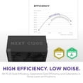 thumbnail image 5 of FUENTE NZXT C1200 1200W NEGRO ATX GOLD FULL MODULAR PCIEX5.0 PA-2G2BB-US, 5 of 5