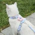 thumbnail image 5 of Cat Harness and Leash Sets Adjustable Dog Harness for Small Dog Leash Breashable Pet Harness Out Walking Dog Strap, 5 of 10