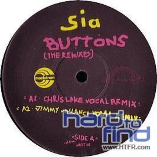 Sia Mix 12 " - Sia - Buttons (The Remixes) (Vinyl Record)