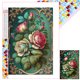 thumbnail image 1 of Con Cuentas Cuadradas 5D DIY Kit Flores Vintage Del 45x65cm, 1 of 9