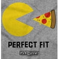 thumbnail image 2 of Funny PACMAN Perfect Fit Pizza Crewneck T Shirts Boy Girl Teen Brisco Brands X, 2 of 6