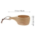 thumbnail image 2 of Raindrops Khaki Plastic Coffee Cup for Home Use with Rope Design and Premium Material 8 oz, 2 of 8