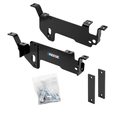 Reese 56021 Outboard Fifth Wheel Trailer Hitch Brackets Only for 2013-2019 RAM 3500 Trucks