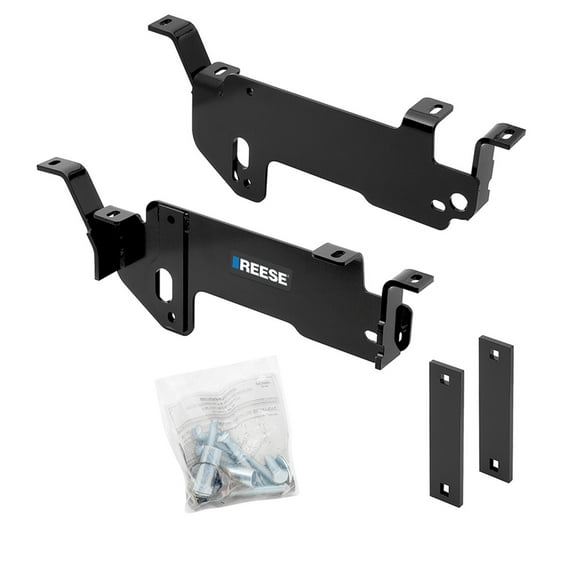 Reese 56021 Outboard Fifth Wheel Trailer Hitch Brackets Only for 2013-2019 RAM 3500 Trucks