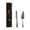 A#2, variant on Stainless Steel Bread & Cake Knife Set with Pizza Spatula-2-Piece Plated Cutlery for Cheese,Cake & Pizza-Ergonomic Handle-Gift Box Included
