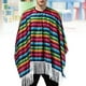 thumbnail image 5 of Disfraz mexicano de Halloween para hombre Disfraz de México Disfraz de fiesta Elegante manto colorido (Patrón 1), 5 of 5
