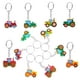 thumbnail image 3 of 12 llaveros de tractor de granja de dibujos animados. Llavero adorable para fiestas infantiles de temporada de cosecha. Decoración para mochilas y llaves. Ideal para fiestas de cumpleaños., 3 of 7