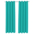 thumbnail image 2 of Jordan Manufacturing 54" x 84" Solid Grommet Semi-Sheer Outdoor Curtain Panel - 54X84 Ocean, 2 of 5