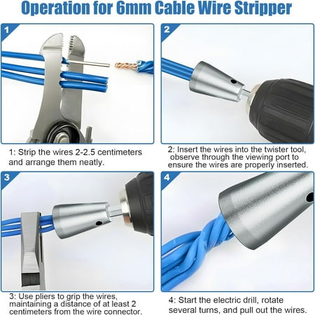 

YANGKJ High-Quality Ergonomic Wire Twisting Tool for Precision Workmanship in Industrial and Home Settings - Reliable and Durable Wire Twister Ensures Tangle-Free Operations - Dependable