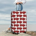 thumbnail image 3 of Lsque Cute Red Crab Printed Luggage Cover, Travel Luggage Protector,Scratch and Dirt Resistant, Fits 18-32 Inch Luggage - Large, 3 of 9