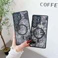 thumbnail image 4 of Magnetic Case for Samsung Galaxy S25 Ultra Black Floral Cute Phone Case, [Compatible with Magsafe] Women Girly Flower Pattern Slim Thin Frost Clear Back TPU Shockproof Bumper Cover, Sunflower, 4 of 7