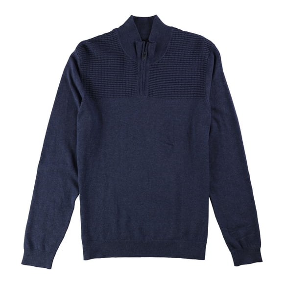 Suéter de Punto con Textura Alfani Hombre Azul Mediano