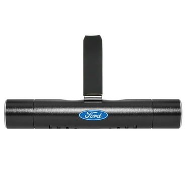 Ford Logo Car AC Vent Air Freshener Black Clip with adjustable window and 10 Refill Sticks