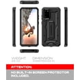 thumbnail image 3 of ArmadilloTek Vanguard Case Compatible with Samsung Galaxy S20+ Plus (6.7 inches) Military Grade Full-Body Rugged with Built-in Kickstand [Screenless Version] - Black, 3 of 4