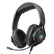 thumbnail image 1 of Onikuma con cable de auriculares Barra de red portátil Ajustable Reducción de ruido Auricular con micrófono Auriculares de recogida de 360 ​​grados Negro Guardurnaity EL005818-01B, 1 of 7