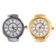 thumbnail image 1 of ColoMX 2 uds reloj con anillo relojes con anillo para dedo reloj de moda para mujeres y hombres relojes con anillo para dedo, 1 of 7