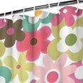 thumbnail image 3 of Pioneer Flower Floral Print Pattern Shower Curtain 84"x72" ,Bathroom Decorative Shower Curtains Set with 12 Hooks,Modern Waterproof Washable Shower Curtain, 3 of 6