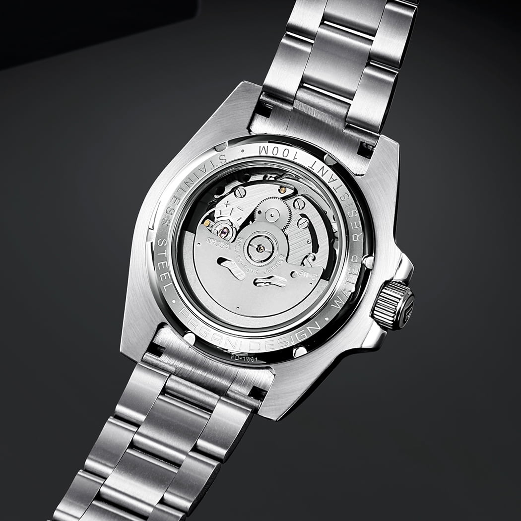 PAGANI DESIGN Automatic Men's Watches 40mm Waterproof Mechanical Wrist Watch for Men Sports Stainless Steel Watches