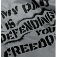 thumbnail image 5 of US Army Logo My Dad Defending Freedom Toddler Boy Girl T Shirt Infant Toddler Brisco Brands 2T, 5 of 6