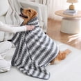 thumbnail image 6 of Jessy Home 2 Piece Dark Gray Grid Stripe Hand Towels Set, 6 of 6