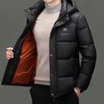 thumbnail image 3 of Chaqueta corta de plumón, ropa de diseñador, chaquetas con capucha para hombre, chaquetas acolchadas ligeras, abrigo informal de plumón de pato para hombre, abrigo de invierno para hombre, 3 of 4