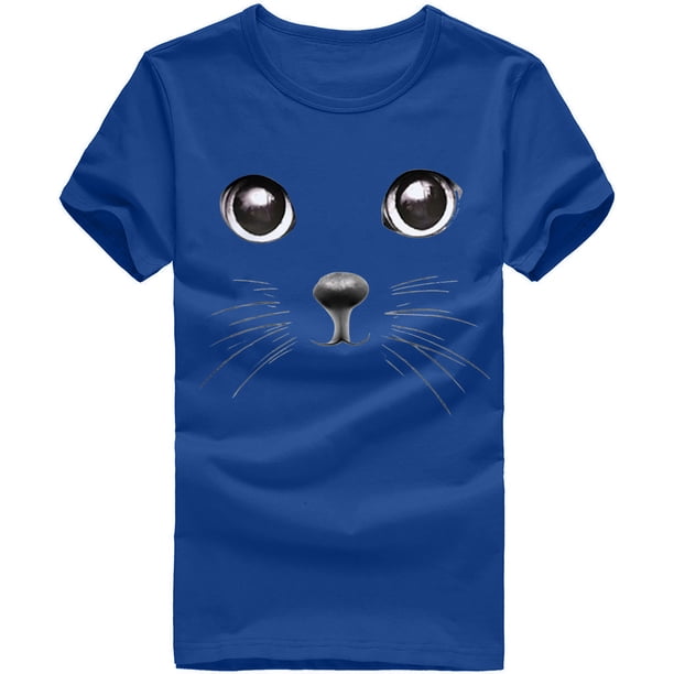 Puntoco Camiseta unisex Patrón estampado Casual Moda Color sólido Camisetas de manga corta Puntoco Puntoco-2594